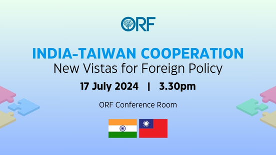 India-Taiwan cooperation: New vistas for foreign policy